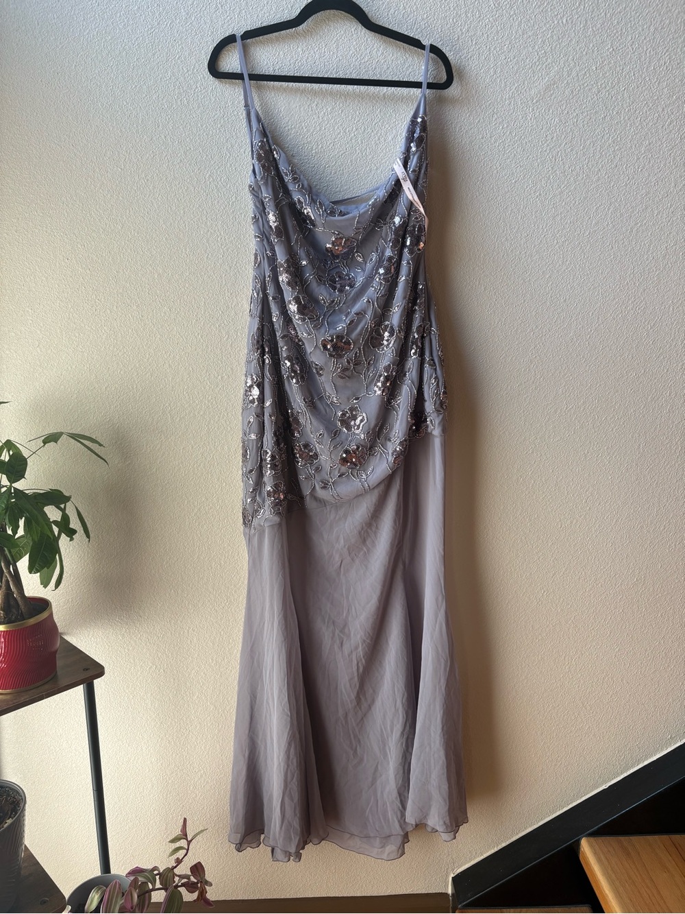 Oh Polly Amarelle Embellished Sweetheart-Neck Backless Gown in Lilac - Picture 5 of 10